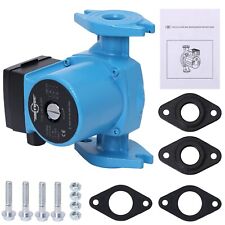 3-Speed 1 Inch Hot Water Recirculating Pump 1/8HP Booster Pump 110-120V Flang... picture