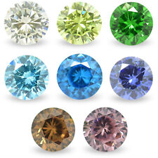 100pcs 0.8~10mm Each color Round Loose Cubic Zirconia 5A CZ Stone For Jewelry picture