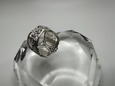Antique 1893 Chicago Worlds Fair Sterling Silver Spoon Ring Size 8.5 Mono: Smith picture