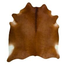 STUNNING Large Cowhide Rug Leather All Natural Hair on Cow Hide Carpet Skin picture