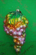 Christopher Radko Prototype Vines Devine Pink Grape Glass Ornament  picture