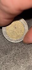 2001 France 2 Euro Coin with  Defects Depicting Misprinting. Very Rare. picture