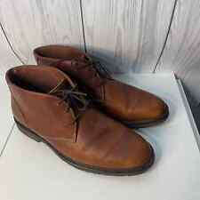 JOHNSTON & MURPHY 'Copeland' brown Leather Chukka Boots Sz.10 M READ  picture
