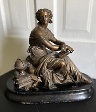 Antique Bronze Sculpture Woman picture