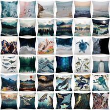 Cushion Cover Ocean Sea Abstract Decorative Double-Sided Soft PILLOW CASE 18x18