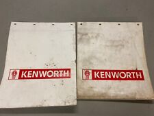 Kenworth Dump Truck Mud Flaps Vintage Lot Of 7 picture
