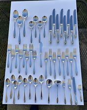 Vintage Prelude by International Sterling Silver Flatware 8 Service 46 Pieces picture