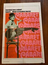CABARET (1972) awards notice ORIGINAL 1- sheet 27