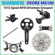 SHIMANO Deore M6100 M6120 1X12 Speed MTB Drivetrain Groupset 170/175mm Crankset picture