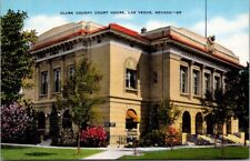 Las Vegas Nevada Clark County Court House  Vintage Postcard Unposted Unused picture