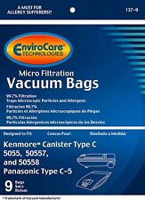 Sears Kenmore Type C Canister Vacuum Bags 5055, 50557 and 50558 By EnviroCare picture