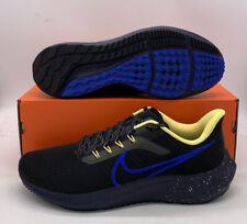 Nike Air Zoom Pegasus 39 Black Blue Running Sneakers DZ4846-001 Mens Size picture