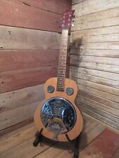 VIntage Galveston Acoustic Electric Resonator Guitar - PLAYS GREAT picture