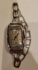 Vintage Art Deco Lady Elgin Tank Watch 15 Jewels Mechanical 12KGF Runs Very Well picture