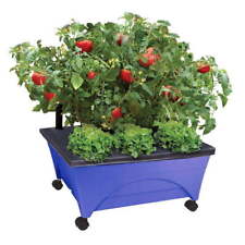 Raised Bed Grow Box – Self Watering and Improved Aeration – Mobile with Casters picture