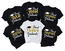 Custom Proud Graduate Tshirt, Proud Of The Graduate Shirt, 2024 Graduate Family picture