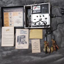 Sencore Cathode Ray Tube Tester CRT Auto-Tracker Model CR161 manual wires tested picture
