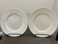 Set of 2 • Mikasa Italian Countryside Fluted Bands Dinner Plates • 11” • DD900 picture