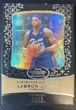 🔥 2007-08 VERY RARE GOLD 💥 LEBRON JAMES #D /10 🏀 TOPPS ECHELON #23💎 SSP picture