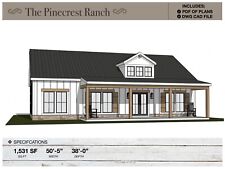 1,531 SQ FT Ranch House, 50'-5