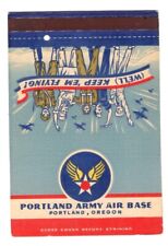 Matchbook: Portland Army Air Base - Portland, Oregon picture