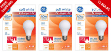 12 Bulbs GE 66246 29W (40W Replacement) Soft White Medium Base Light Bulbs Bulk picture