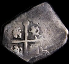 RARE Arabian Type Spain Spanish PIRATE Shipwreck SILVER AR Cob Coin 8 Reales picture