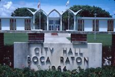 1972 Boca Raton City Hall Building Florida FL Vintage 35mm Slide picture