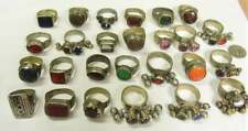 26 ANTIQUE NOMAD TRIBAL WEDDING OCCULT LORDS RINGS LOT RENAISSANCE FEST FV1680 picture
