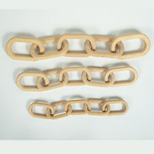 1Pc Natural Solid Wood Chain: Elevate Your DIY Crafts with Rustic Charm, 3 Sizes picture