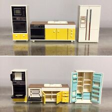 Vintage Tomy Smaller Homes Dollhouse Refrigerator, Sink/Dishwasher, Oven ~ Japan picture