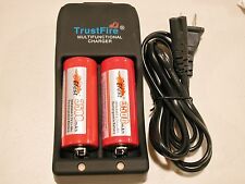  Trustfire TR-006  Charger with 2 Red Efest 26650 FLASHLIGHT BATTERIES  picture