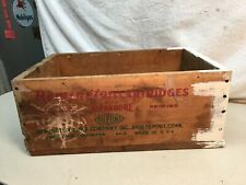 Vintage Remington KLEANBORE Small Arms Ammunition Wood Packing Crate Box picture