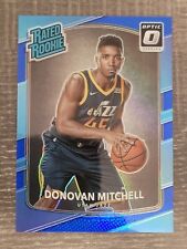 2017-18 Donruss Optic Holo Blue Donovan Mitchell Rated Rookie #188 /49 Jazz Cavs picture