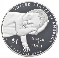 Proof 2015 March of Dimes - US Commemorative 90% Silver Dollar picture
