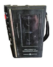Vintage General Electric Mini Cassette Recorder/ Player 3-5303A 