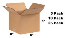 Lot of 8x8x8 Cardboard Paper Box Mailing Packing Shipping Box Corrugated Carton picture