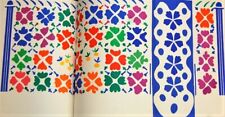 Decoration- Fruits Henri Matisse Double Page w/ Creasing Unsigned Lithograph COA picture