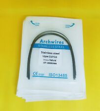 Dental Orthodontic Stainless Steel Rectangular Arch Wire Ovoid Natural Form picture