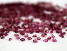 3x2mm Pear Faceted Cut Natural Pink Tourmaline Calibrated Loose Gemstone 200 Pc picture