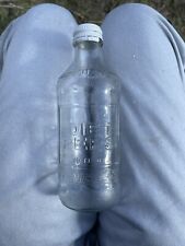Diet Pepsi-Cola 10 oz Clear Glass Bottle With Cap picture