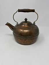 Vintage Paul Revere Ware Solid Copper Tea Pot Kettle Rome NY USA-79 picture