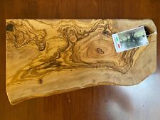 Olive Wood Cutting Charcuterie Board Bread Challah Chopping Carving Meat ITALY picture