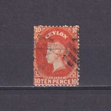 CEYLON 1861, SG# 58b, CV £450, Wmk Crown CC, Perf 12½, Used picture