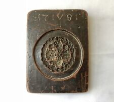 VTG Gingerbread Waxed Wooden Mold, Rosette, South Germany, Reproduction  of 1781 picture