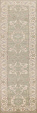 Luxurious Handcrafted Oushak Indian 10' Runner Rug Thick Plush 3x10 ft picture