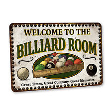 Billiard Room Sign Game Room Decor Pool Hall Gift For Dad Man Cave 108122001098 picture