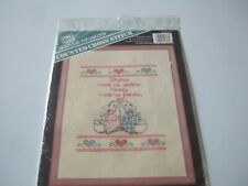 NEW SEALED BANAR DESIGNS COUNTED CROSS STITCH KIT   SISTERS - RABBITS  #CSM-607 picture