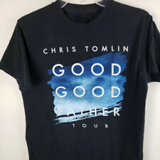 Vtg Chris Tomlin Good Good Father Concert Cotton Black Full Size Shirt J649 picture