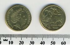 Australia 2011 - 1 Dollar Aluminum-Bronze Coin - Elizabeth II - Kangaroos picture